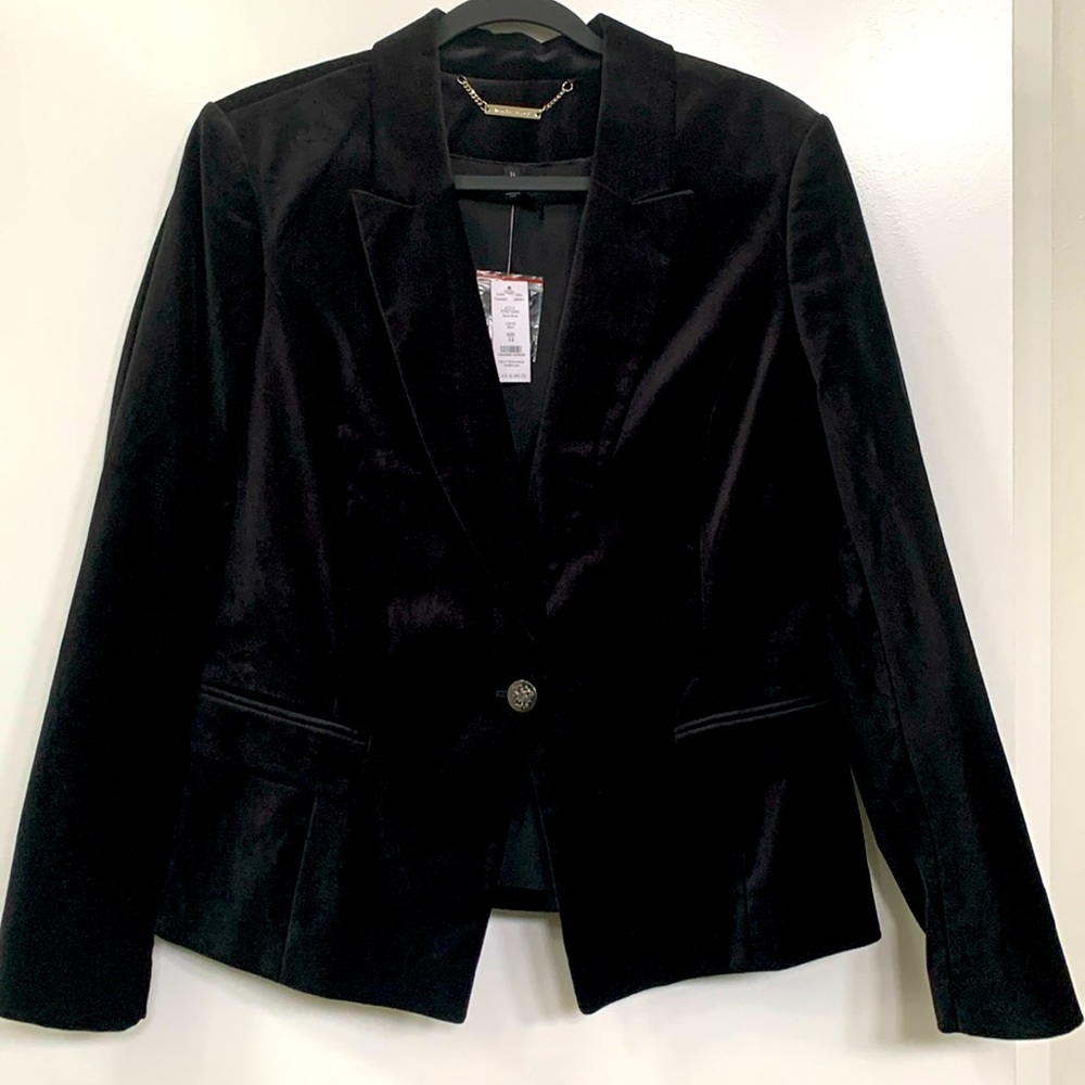 WHBM velvet blazer
